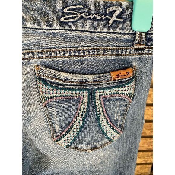 Seven7‎ Lightly Distressed Women’s Jeans - Picture 4 of 8